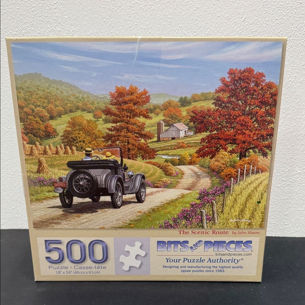 Bits and Pieces 500 Piece Puzzle The Scenic Route jigsaw puzzle SALE🔴3/$25!